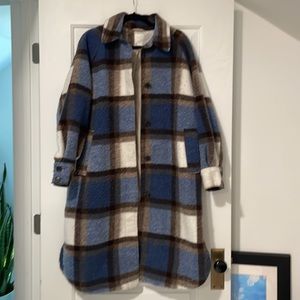 H&M Flannel Coat